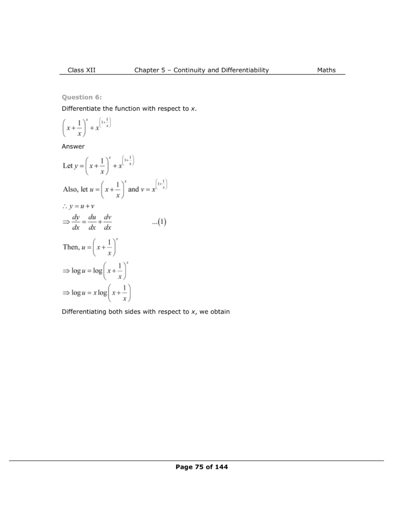NCERT Class 12 Maths Chapter 5 Exercise 5.5 Solutions Image 5