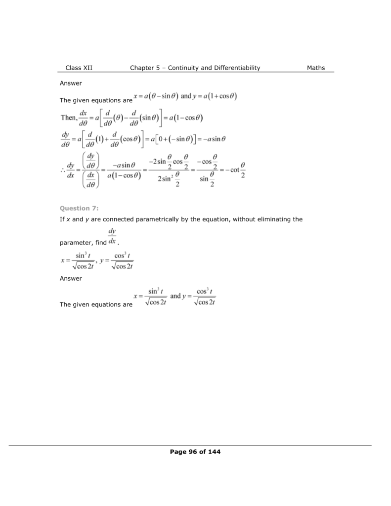 NCERT Class 12 Maths Chapter 5 Exercise 5.6 Solutions Image 4