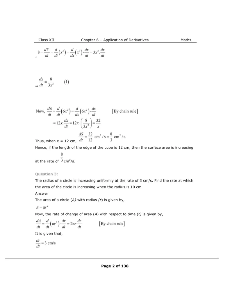NCERT Solutions for Class 12 Maths chapter 6 Image 2