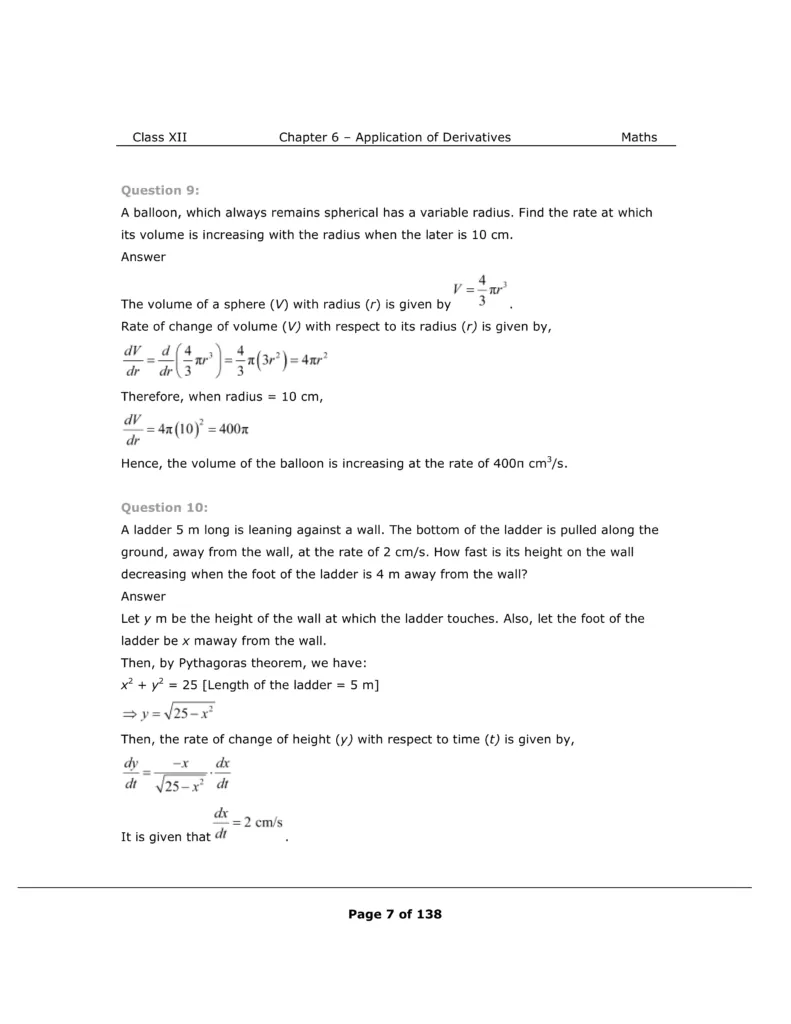 NCERT Solutions for Class 12 Maths chapter 6 Image 7