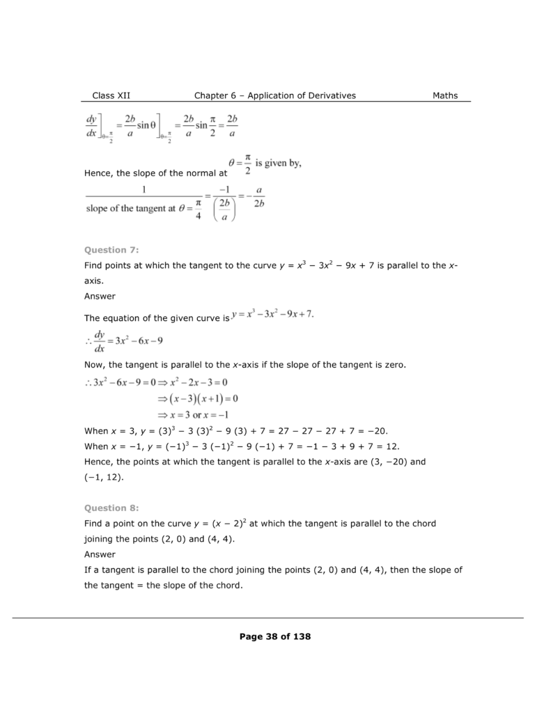 NCERT Class 12 Maths Chapter 6 Exercise 6.3 Solutions Image 4