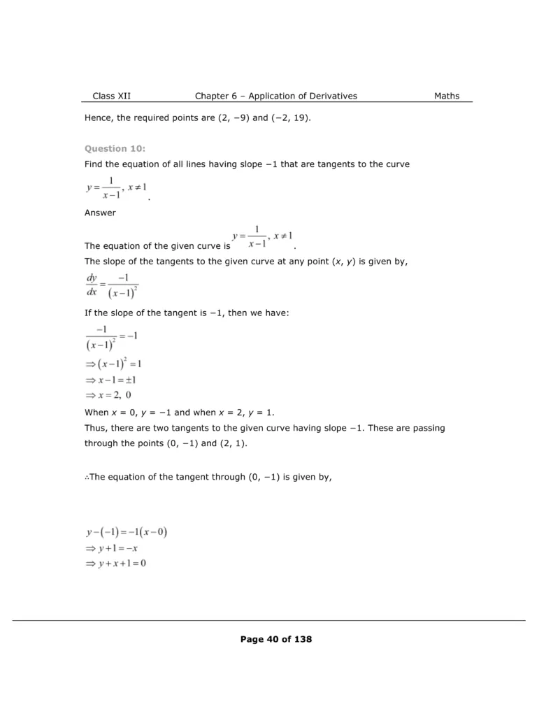 NCERT Class 12 Maths Chapter 6 Exercise 6.3 Solutions Image 6