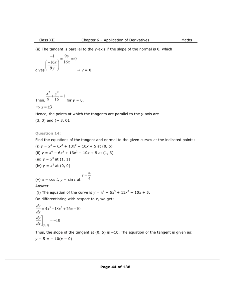 NCERT Class 12 Maths Chapter 6 Exercise 6.3 Solutions Image 10