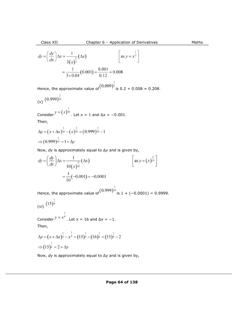 NCERT Class 12 Maths Chapter 6 Exercise 6.4 Solutions Image 3