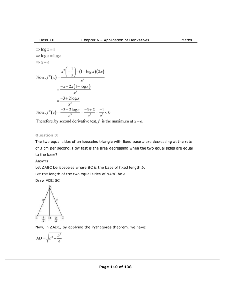 NCERT Solutions For Class 12 Maths Chapter 6 Miscellaneous Exercise Image 3