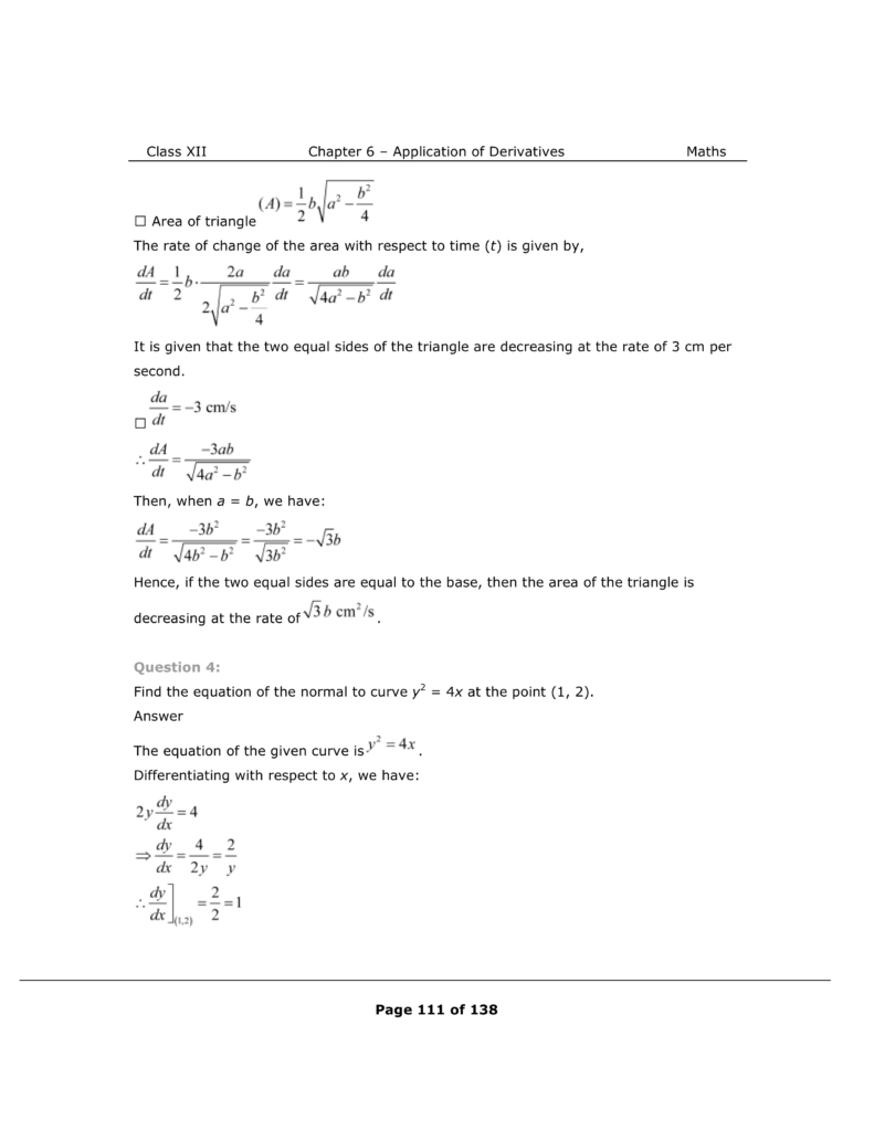 NCERT Solutions For Class 12 Maths Chapter 6 Miscellaneous Exercise Image 4
