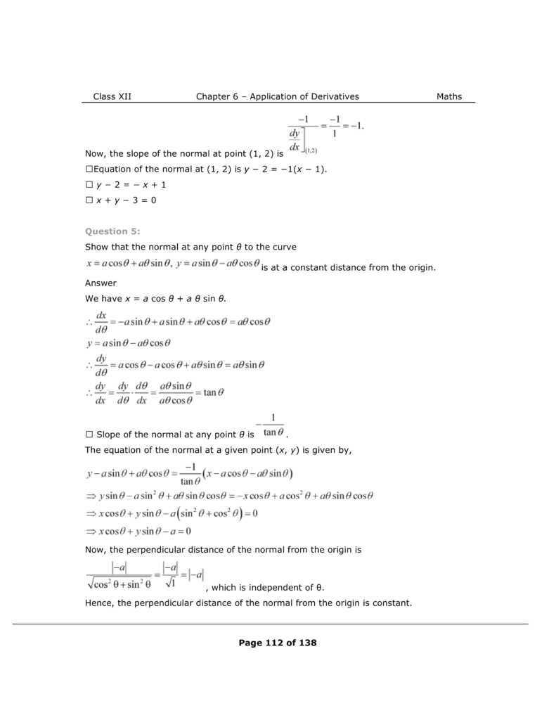 NCERT Solutions For Class 12 Maths Chapter 6 Miscellaneous Exercise Image 5