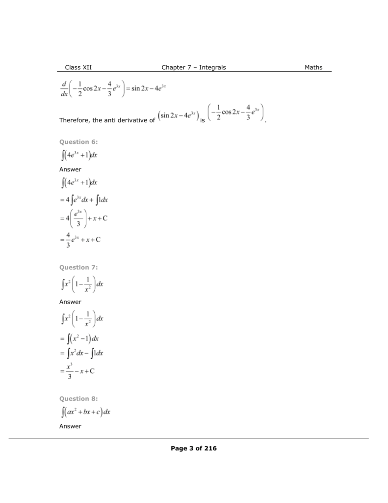 NCERT Class 12 Maths Chapter 7 Exercise 7.1 Solutions Image 3