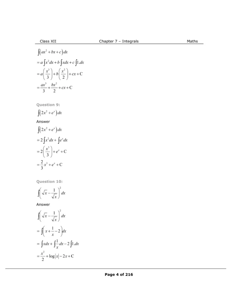 NCERT Class 12 Maths Chapter 7 Exercise 7.1 Solutions Image 4