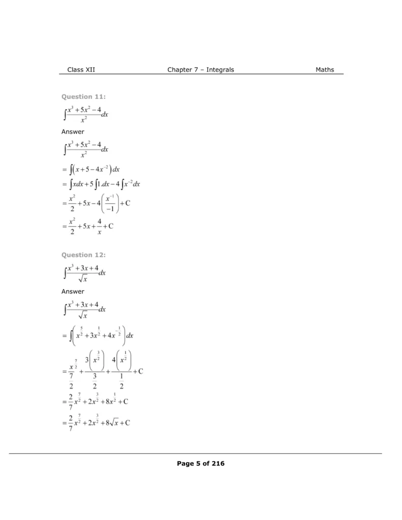 NCERT Class 12 Maths Chapter 7 Exercise 7.1 Solutions Image 5