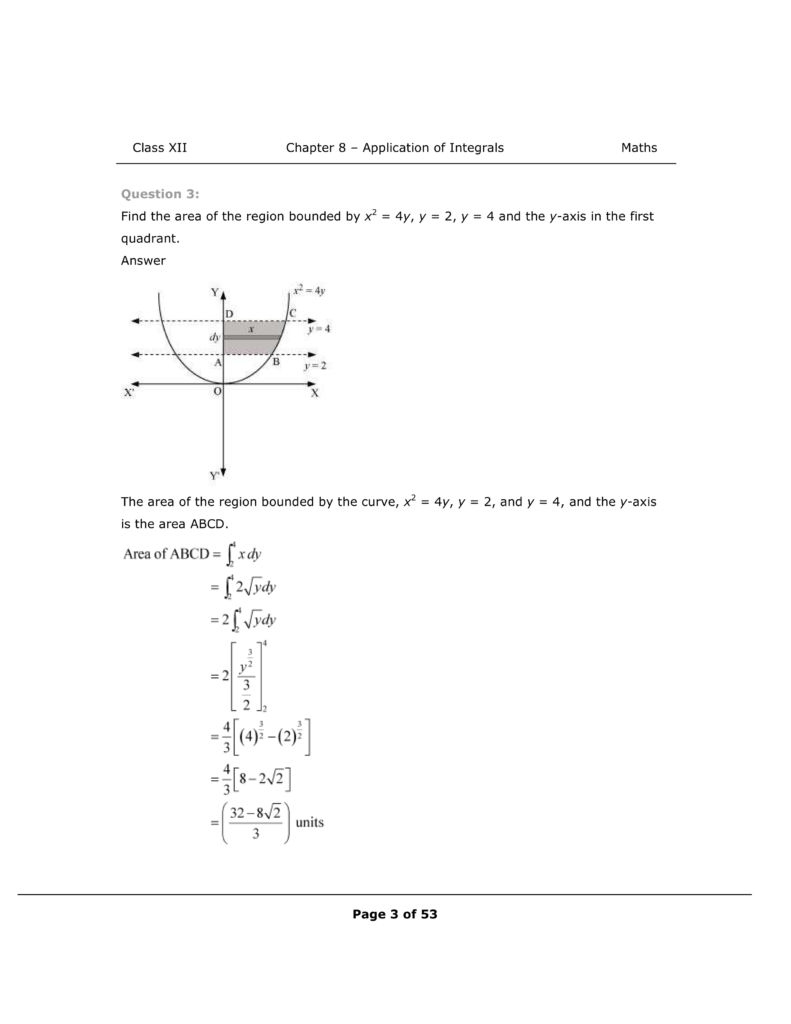 NCERT Class 12 Maths Chapter 8 Exercise 8.1 Solutions Image 3