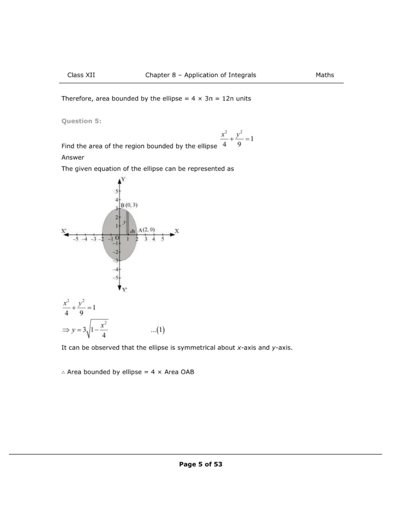 NCERT Class 12 Maths Chapter 8 Exercise 8.1 Solutions Image 5