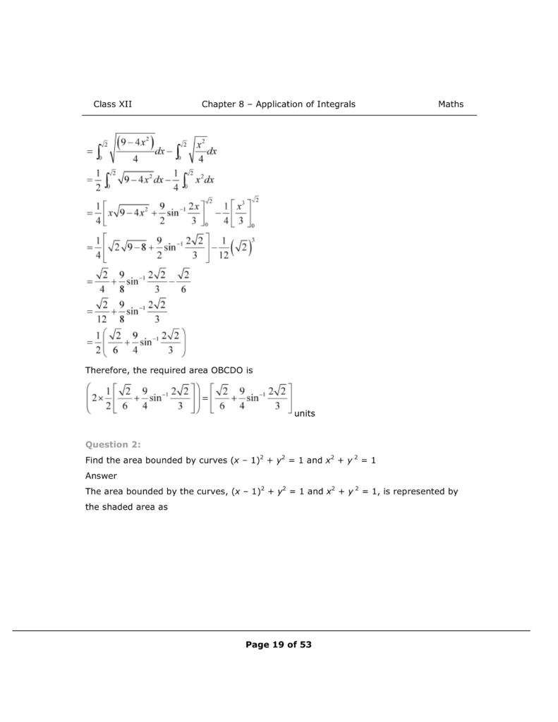 NCERT Class 12 Maths Chapter 8 Exercise 8.2 Solutions Image 2