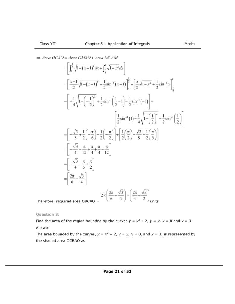 NCERT Class 12 Maths Chapter 8 Exercise 8.2 Solutions Image 4