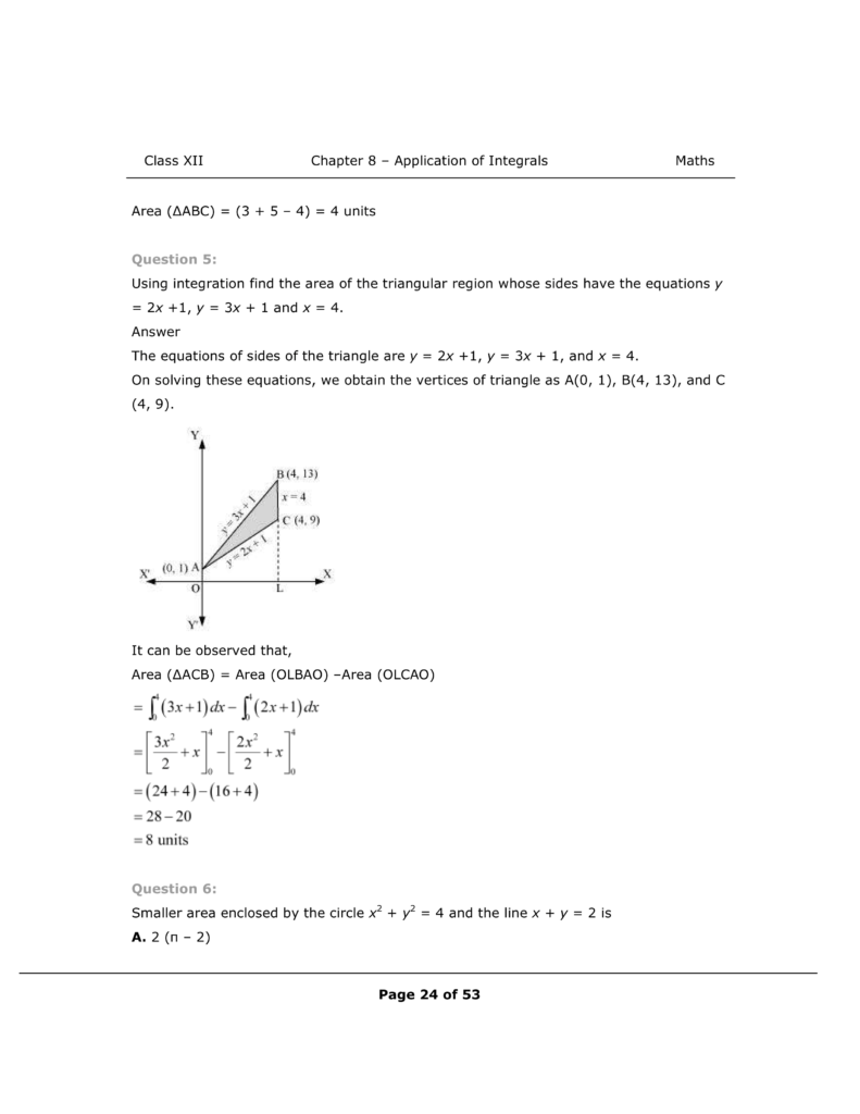 NCERT Class 12 Maths Chapter 8 Exercise 8.2 Solutions Image 7