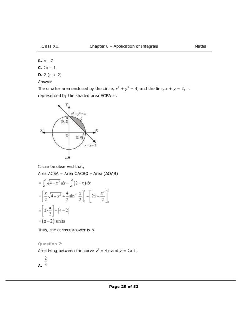 NCERT Class 12 Maths Chapter 8 Exercise 8.2 Solutions Image 8