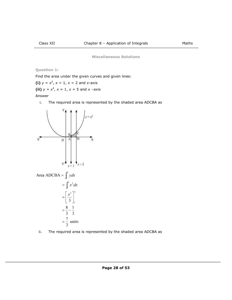 NCERT Solutions For Class 12 Maths Chapter 8 Miscellaneous Exercise Image 1