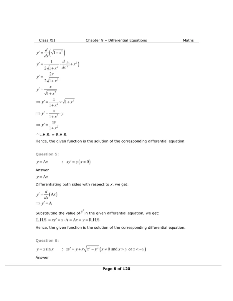 NCERT Solutions for Class 12 Maths chapter 9 Image 8