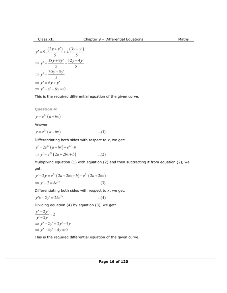NCERT Class 12 Maths Chapter 9 Exercise 9.3 Solutions Image 3