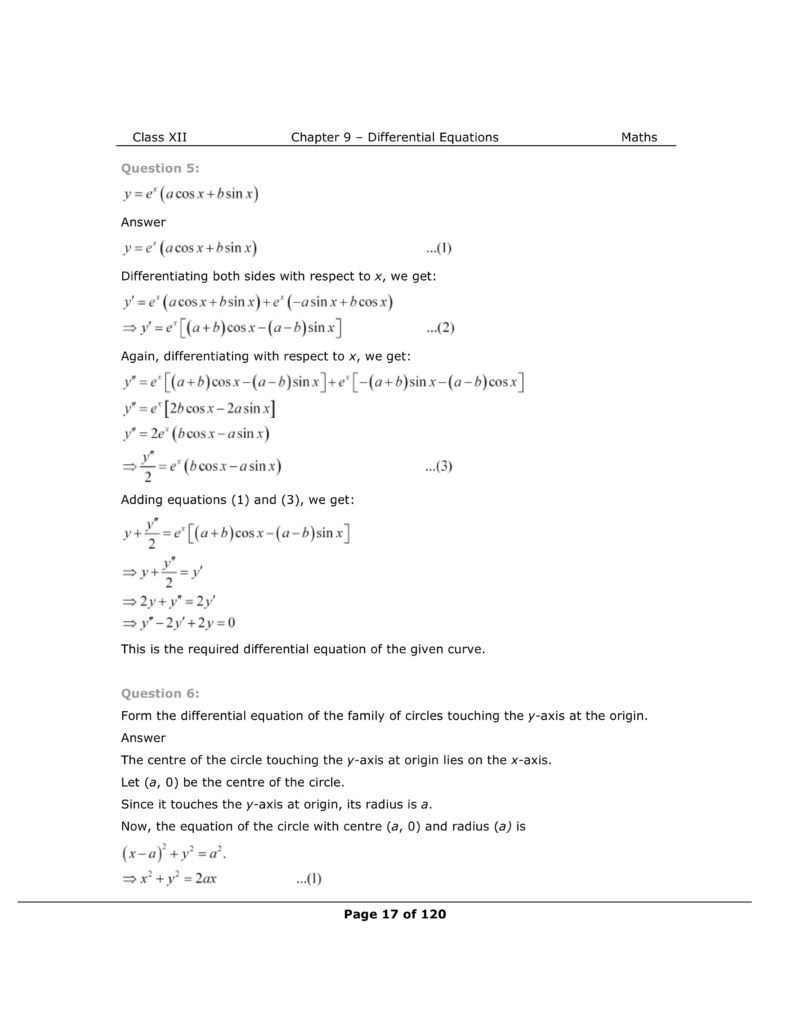 NCERT Class 12 Maths Chapter 9 Exercise 9.3 Solutions Image 4