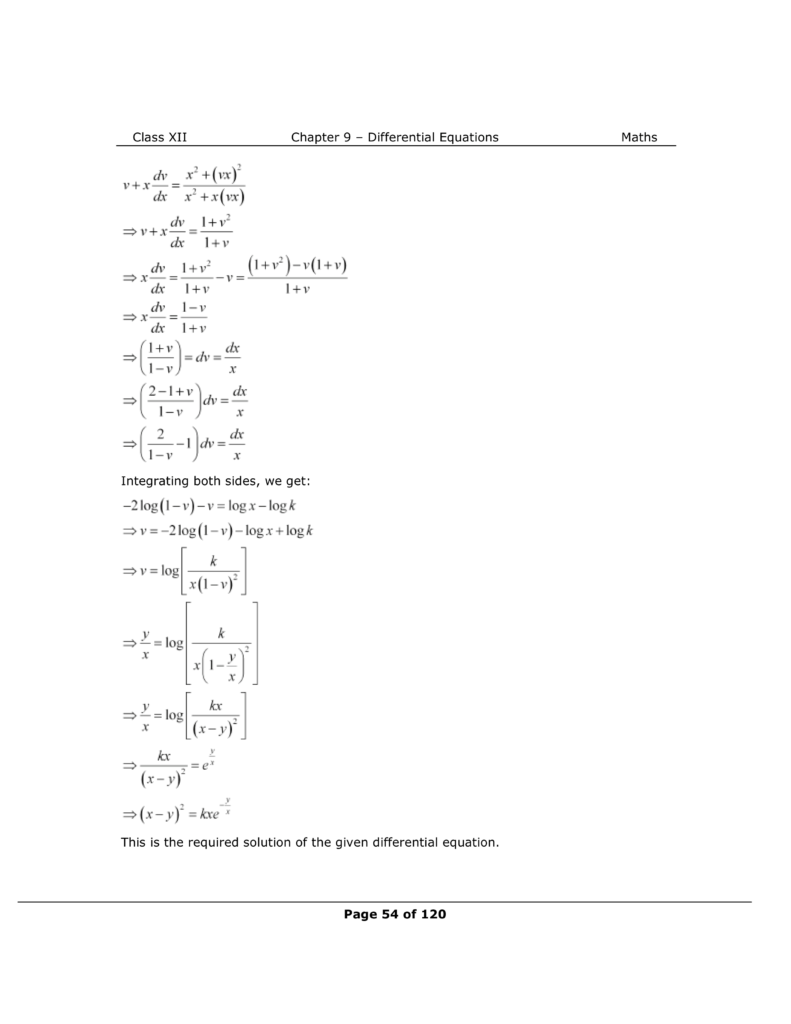 NCERT Class 12 Maths Chapter 9 Exercise 9.5 Solutions Image 2