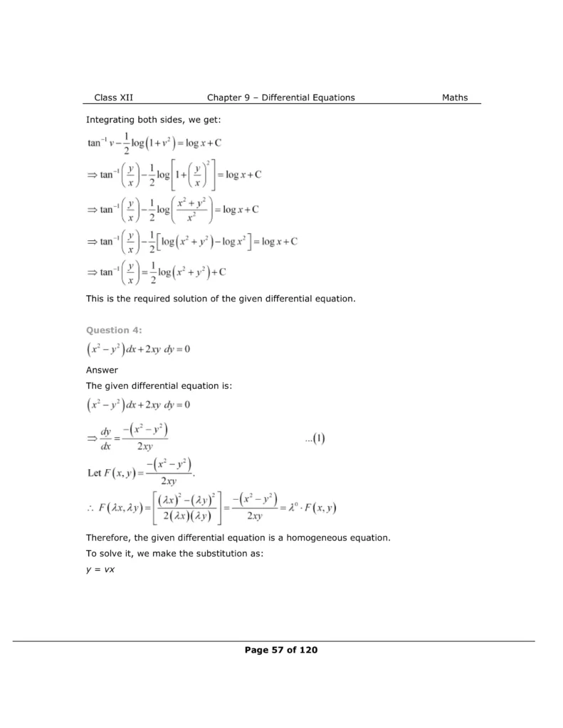 NCERT Class 12 Maths Chapter 9 Exercise 9.5 Solutions Image 5