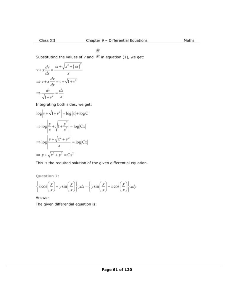 NCERT Class 12 Maths Chapter 9 Exercise 9.5 Solutions Image 9