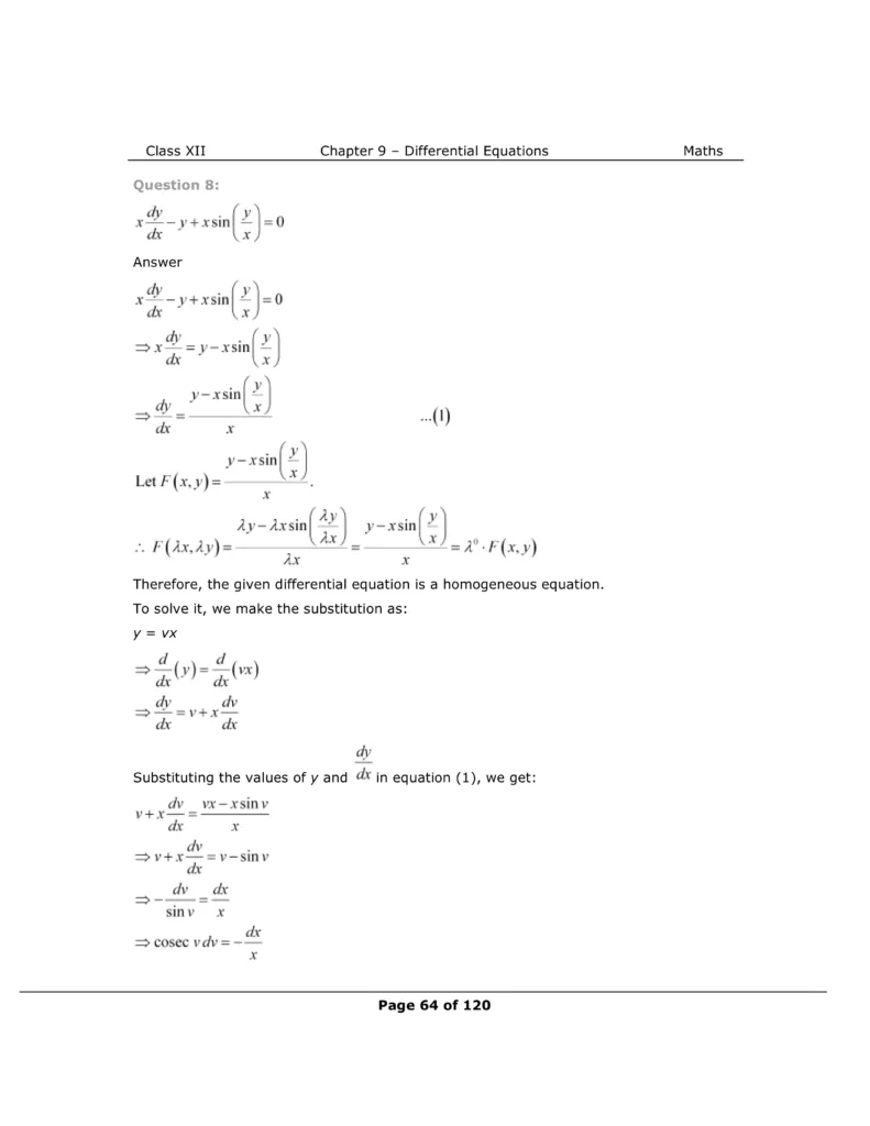 NCERT Class 12 Maths Chapter 9 Exercise 9.5 Solutions Image 12