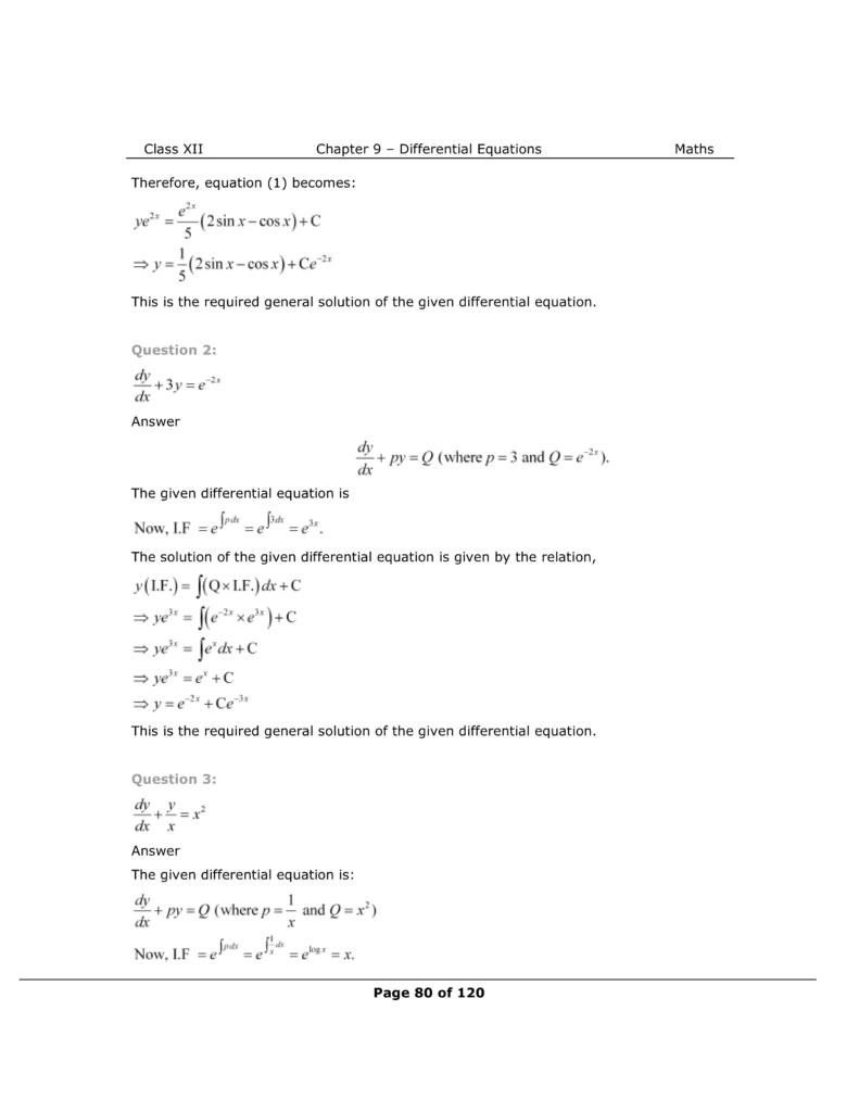 NCERT Class 12 Maths Chapter 9 Exercise 9.6 Solutions Image 2