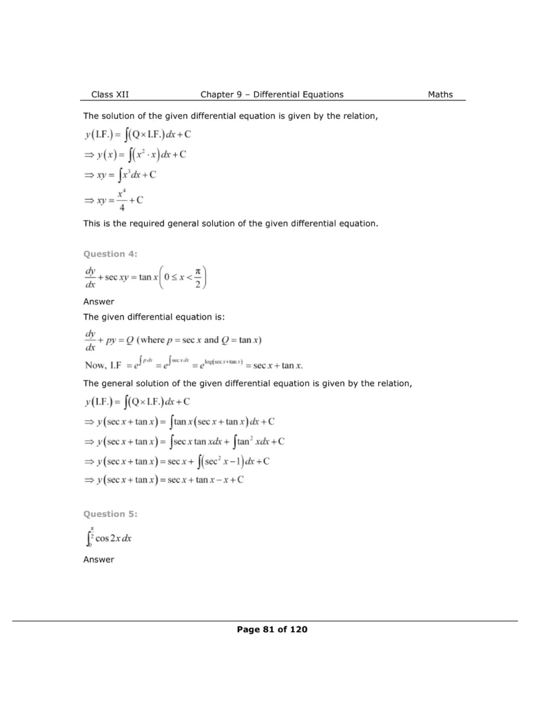 NCERT Class 12 Maths Chapter 9 Exercise 9.6 Solutions Image 3
