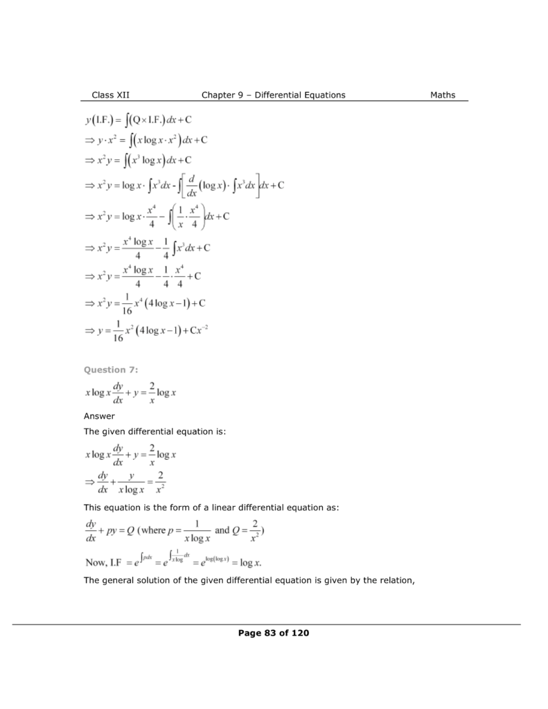 NCERT Class 12 Maths Chapter 9 Exercise 9.6 Solutions Image 6