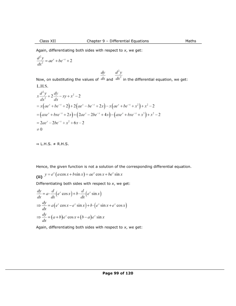 NCERT Solutions For Class 12 Maths Chapter 9 Miscellaneous Exercise Image 3