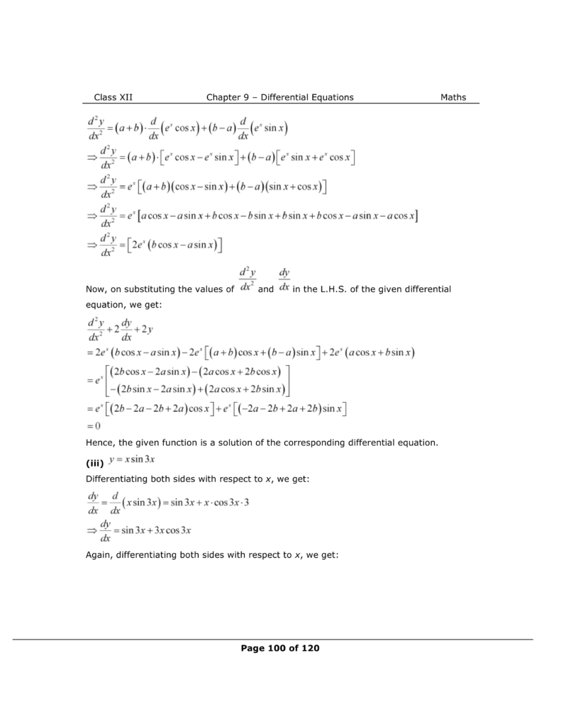 NCERT Solutions For Class 12 Maths Chapter 9 Miscellaneous Exercise Image 4