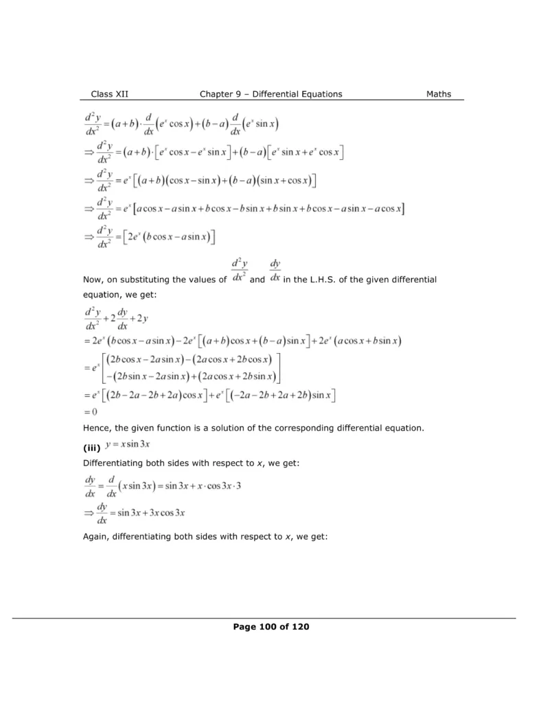 NCERT Solutions For Class 12 Maths Chapter 9 Miscellaneous Exercise Image 4