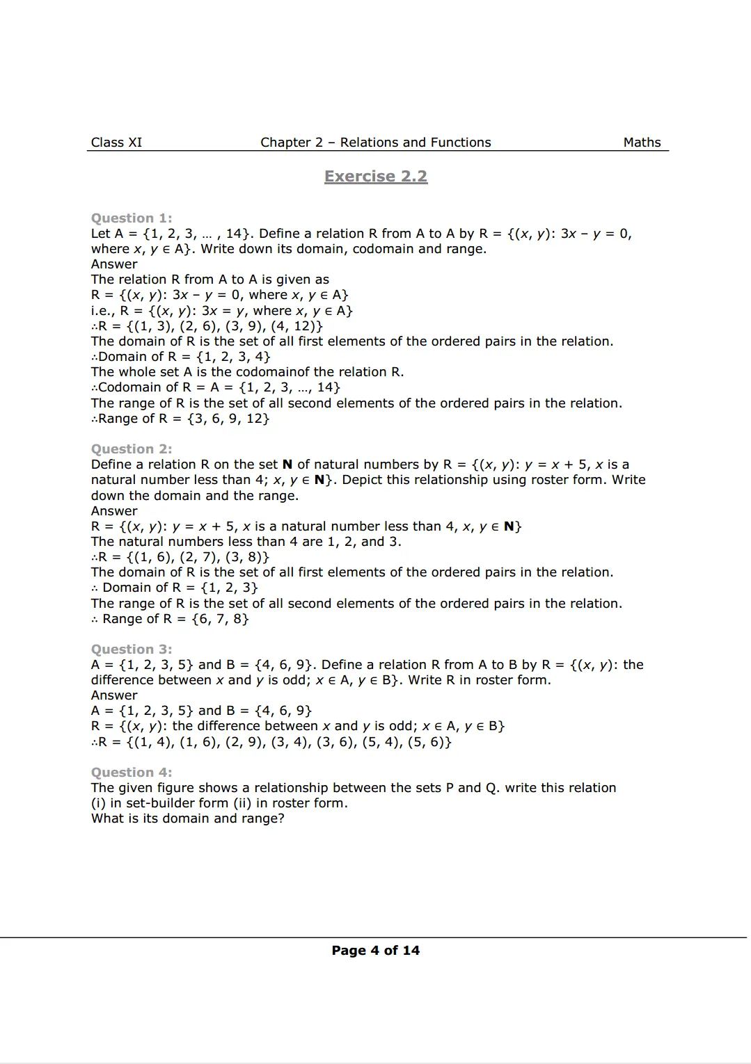 NCERT Solutions for Class 11 Maths chapter 2 Image 4