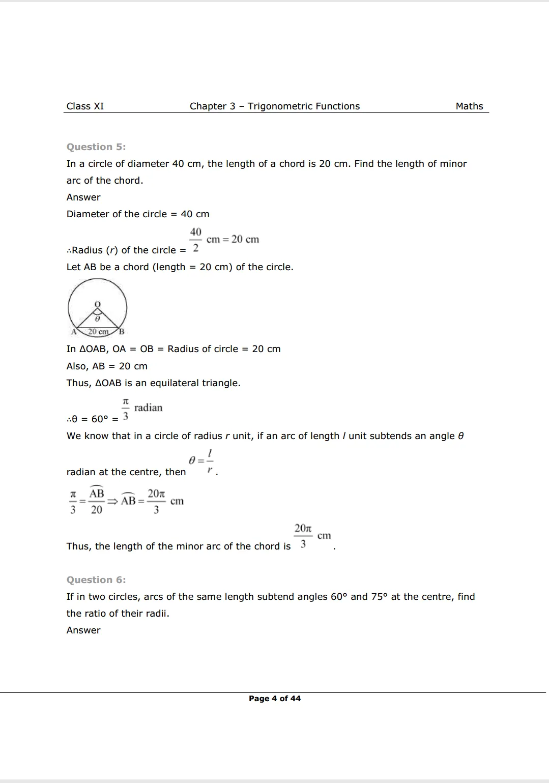 NCERT Solutions for Class 11 Maths chapter 3 Image 4