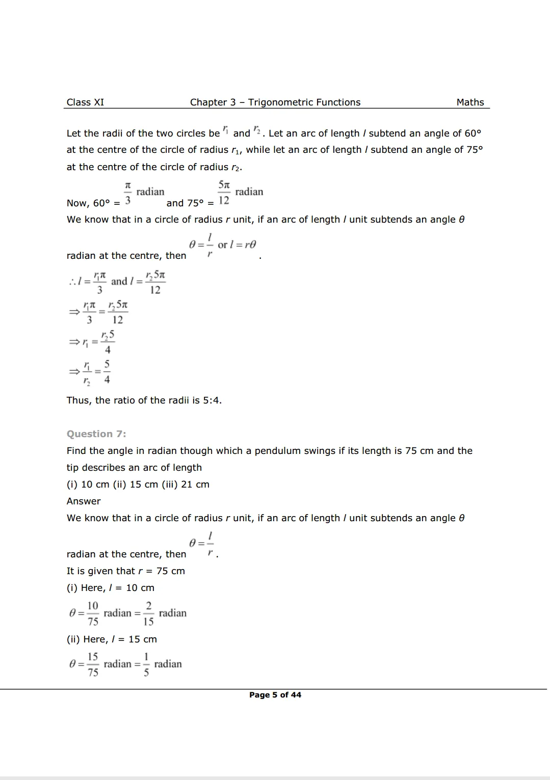 NCERT Solutions for Class 11 Maths chapter 3 Image 5