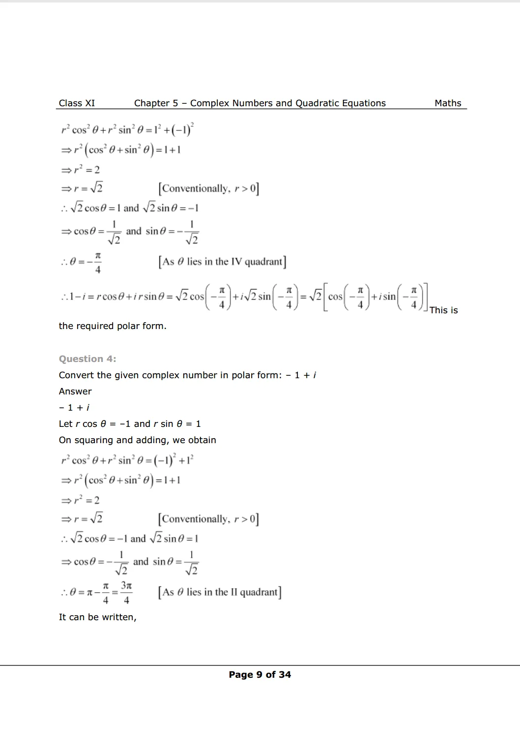NCERT Solutions for Class 11 Maths chapter 5 Image 9