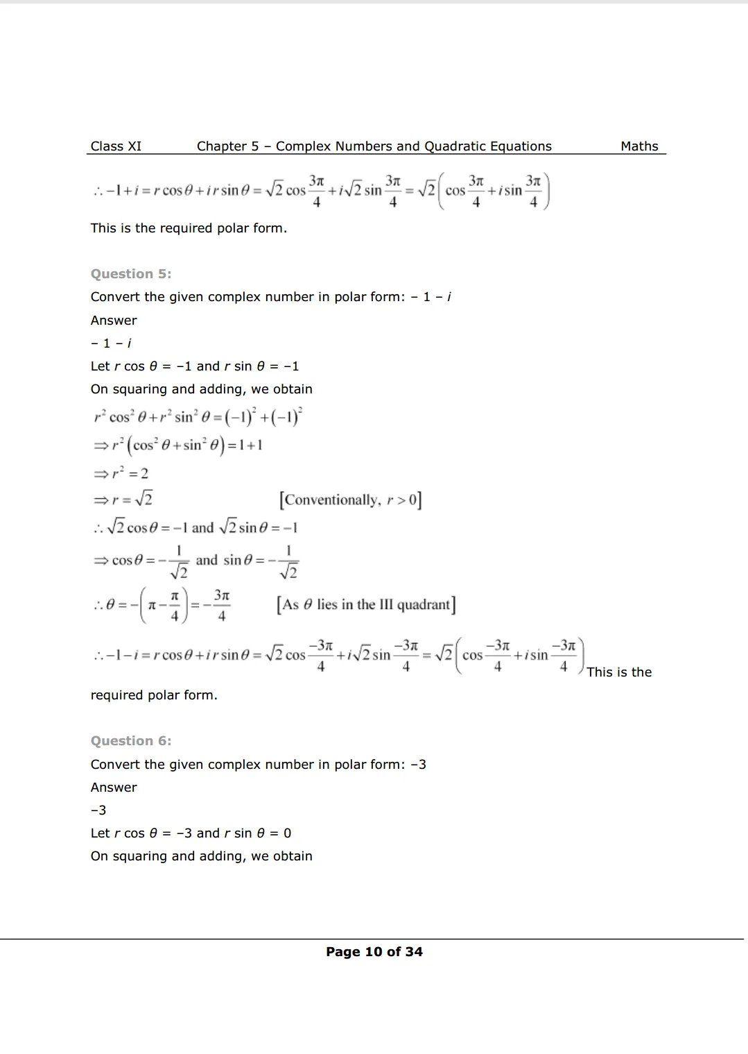 NCERT Solutions for Class 11 Maths chapter 5 Image 10