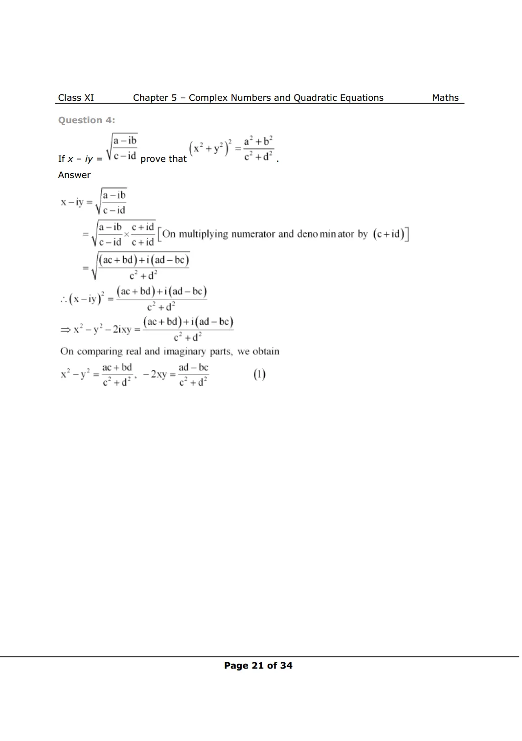 NCERT Class 11 Maths Chapter 5 Miscellaneous Exercise Solutions Image 4