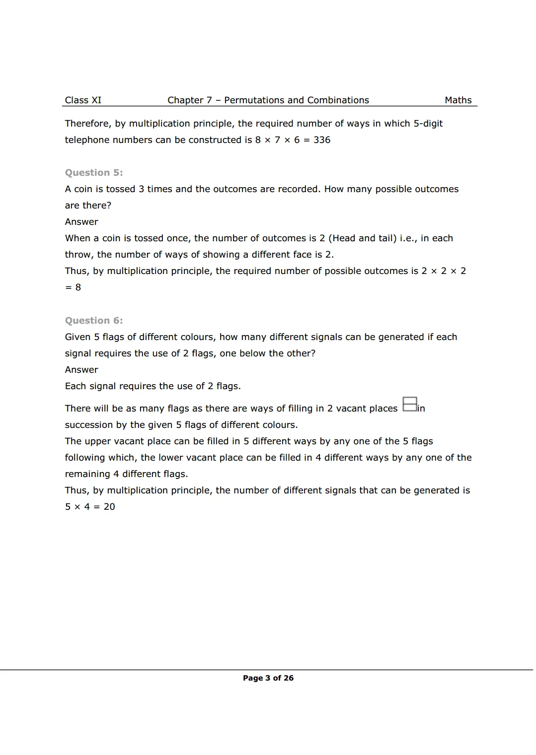 NCERT Solutions for Class 11 Maths chapter 7 Image 3