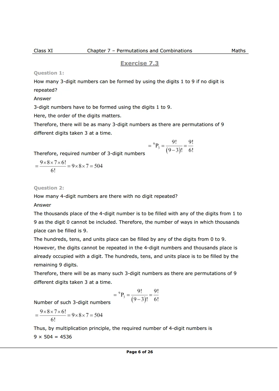 NCERT Solutions for Class 11 Maths chapter 7 Image 6