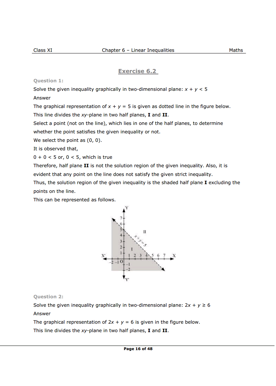Class 11 Maths Chapter 6 Exercise 6.2 Solutions image 1