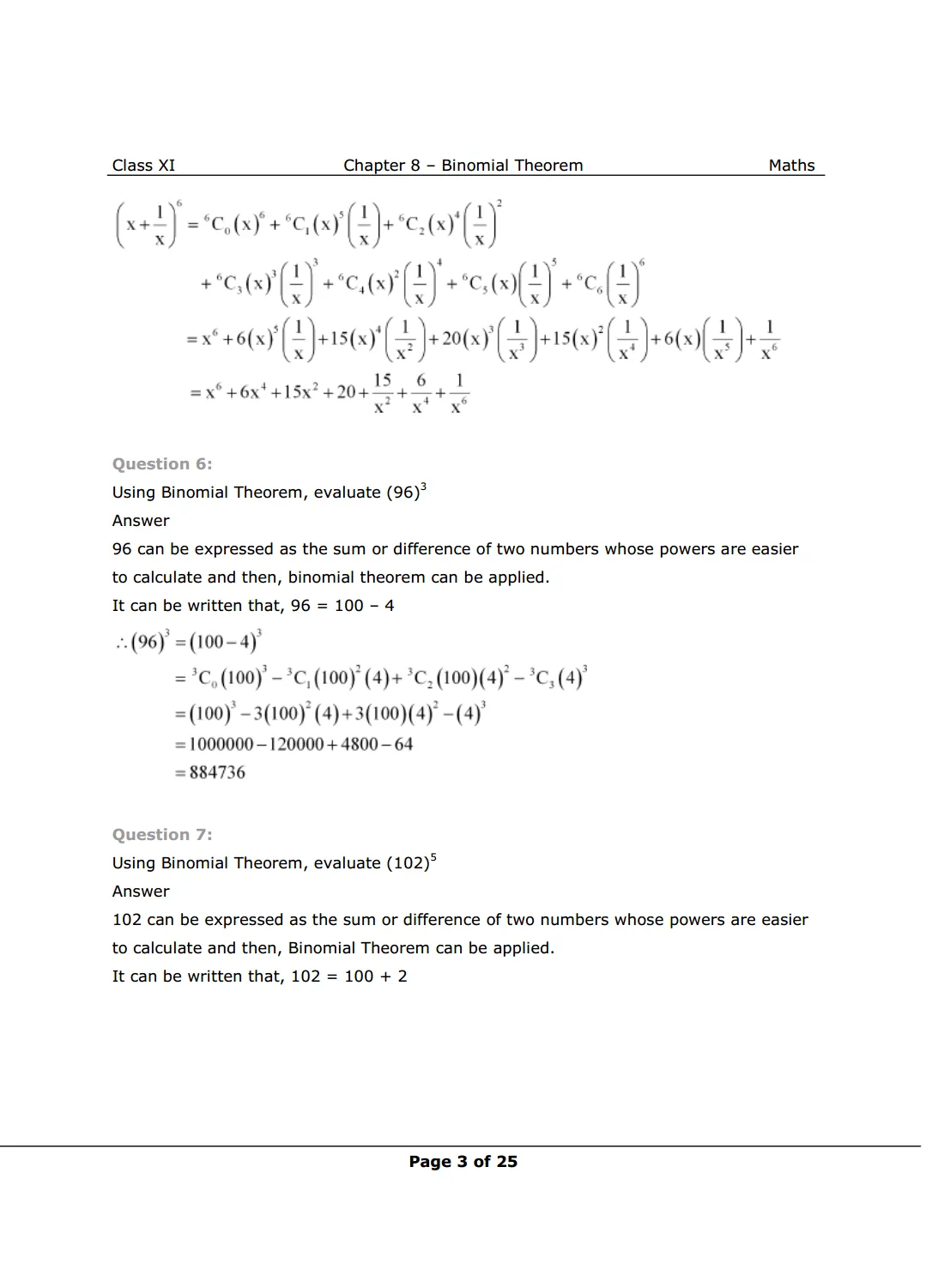 NCERT Class 11 Maths Chapter 8 Exercise 8.1 Solutions Image 3