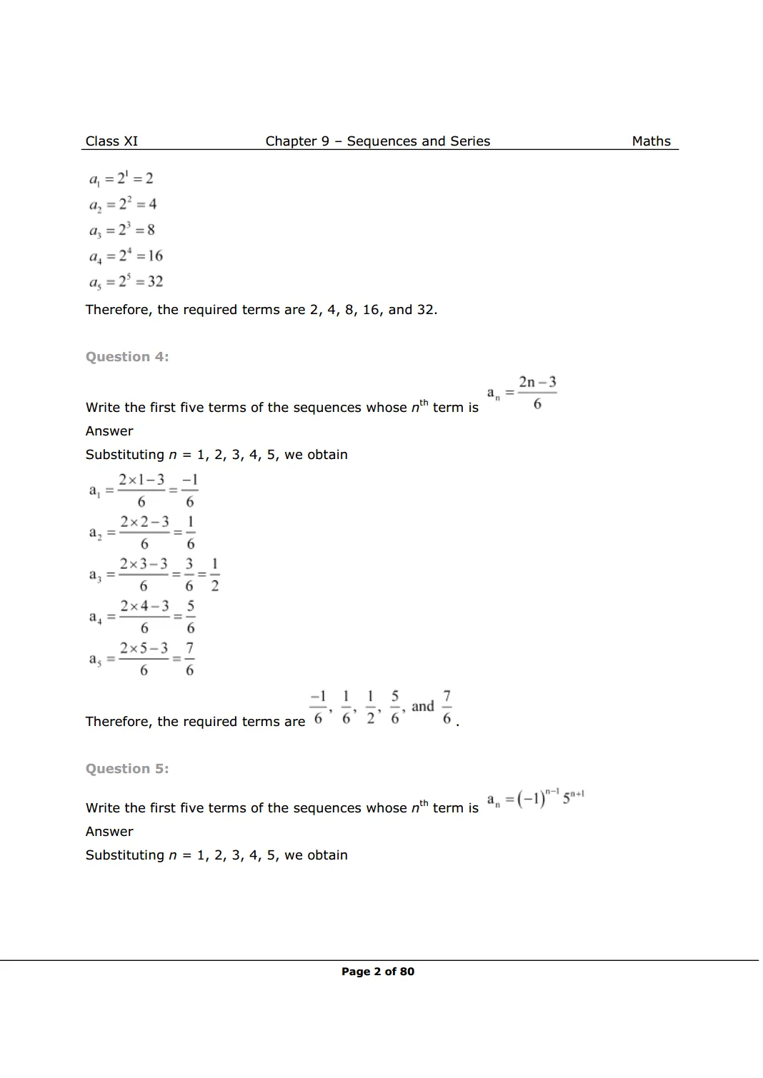 NCERT Solutions for Class 11 Maths chapter 9 Image 2