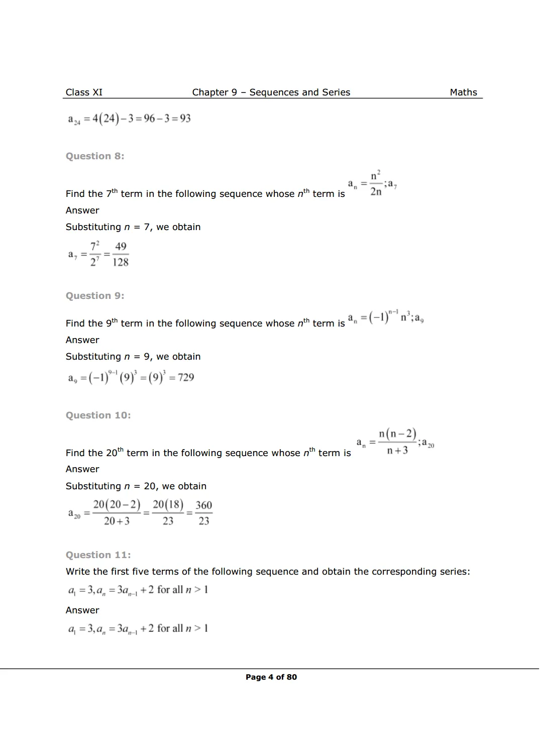 NCERT Solutions for Class 11 Maths chapter 9 Image 4