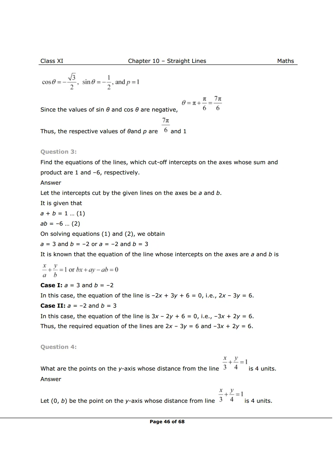 NCERT Solutions For Class 11 Maths Chapter 10 Miscellaneous Exercise Image 3