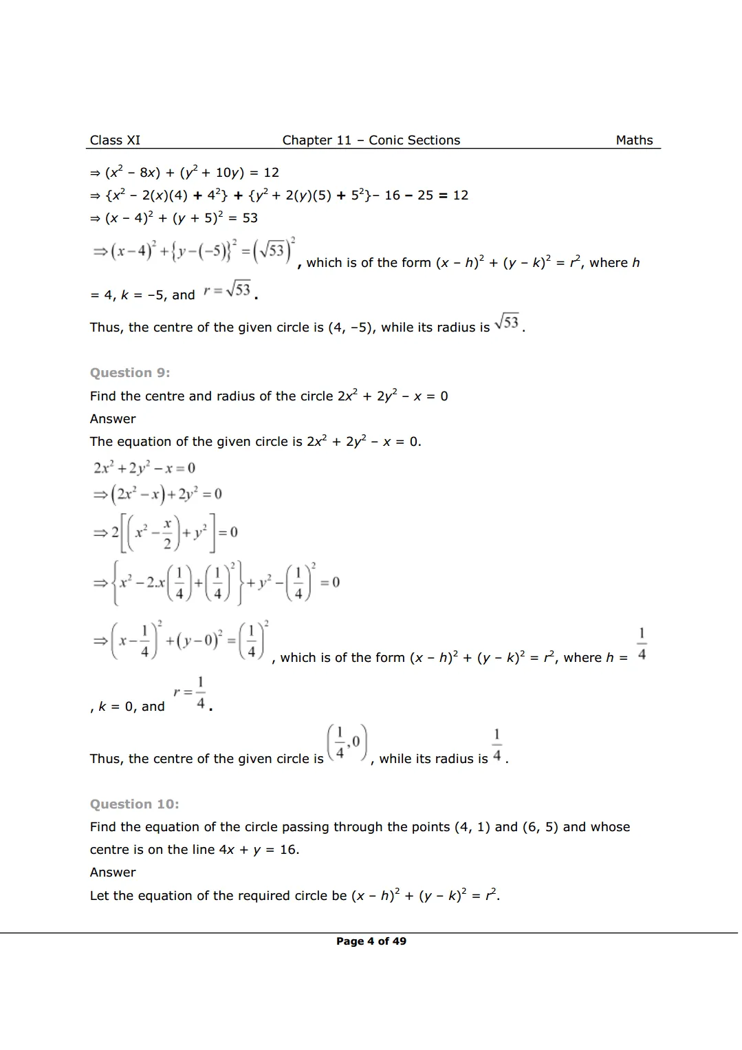 NCERT Solutions for Class 11 Maths chapter 11 Image 4