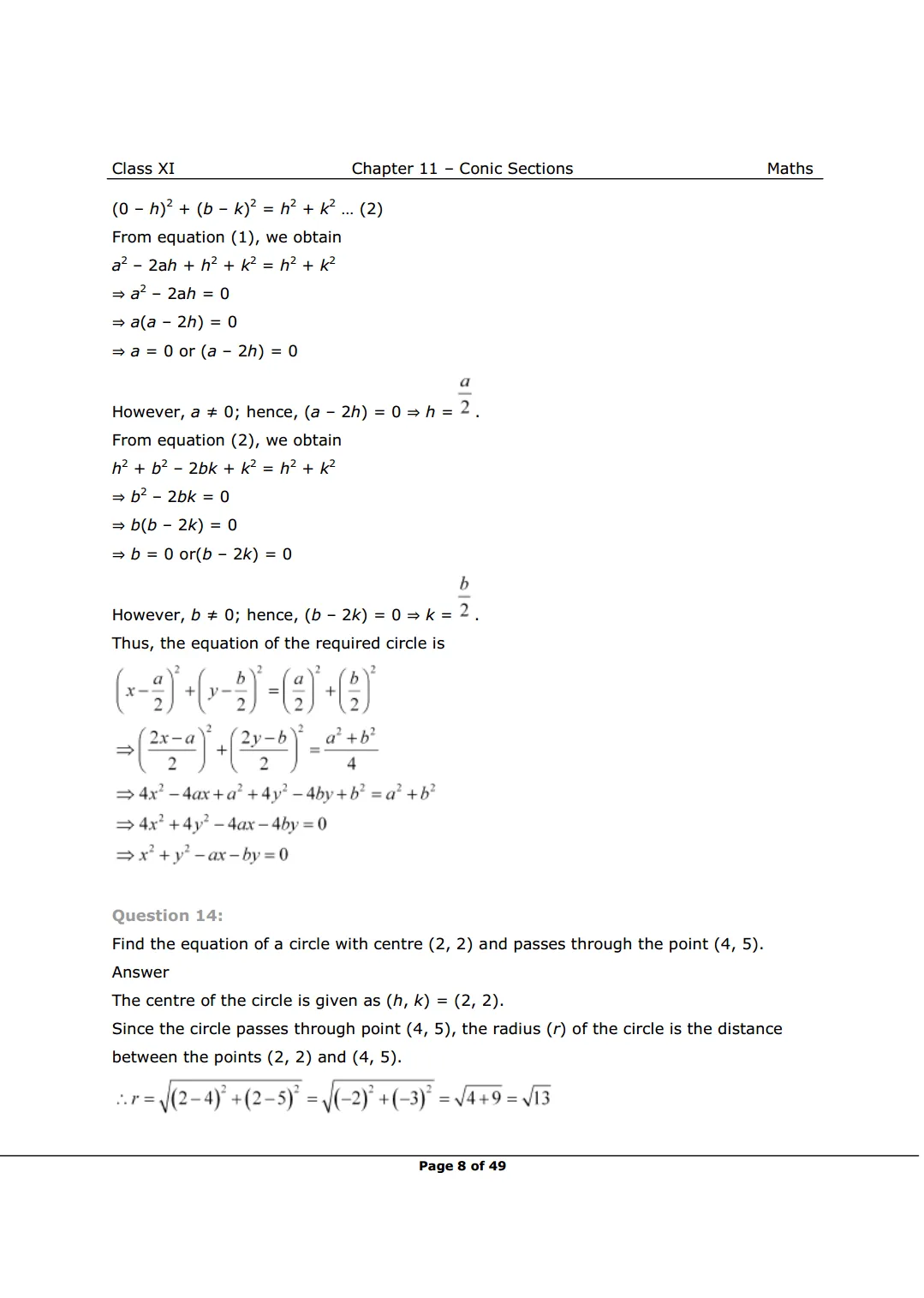 NCERT Solutions for Class 11 Maths chapter 11 Image 8