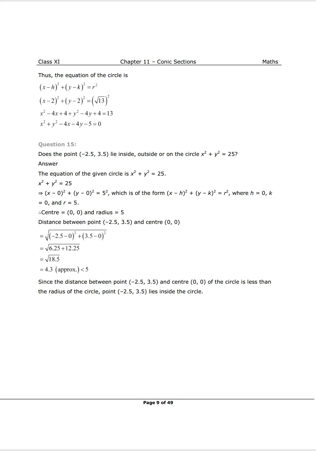 NCERT Solutions for Class 11 Maths chapter 11 Image 9